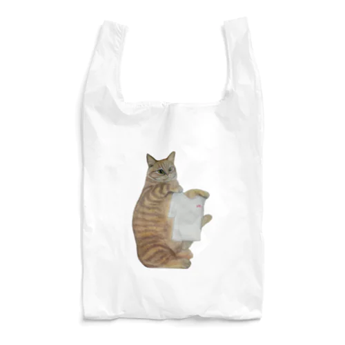 お洗濯にゃんこ Reusable Bag