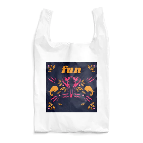 エスニックエレファント　fun Reusable Bag