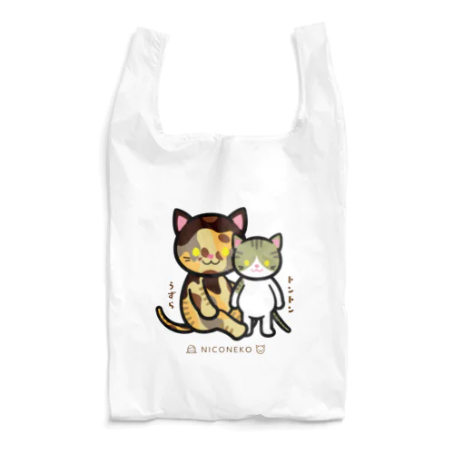 うずら・トントン親子エコバッグ Reusable Bag