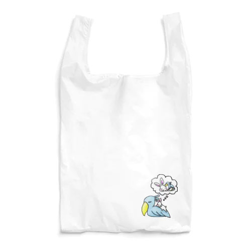 おひるねハシビロコウ&うさぎ Reusable Bag