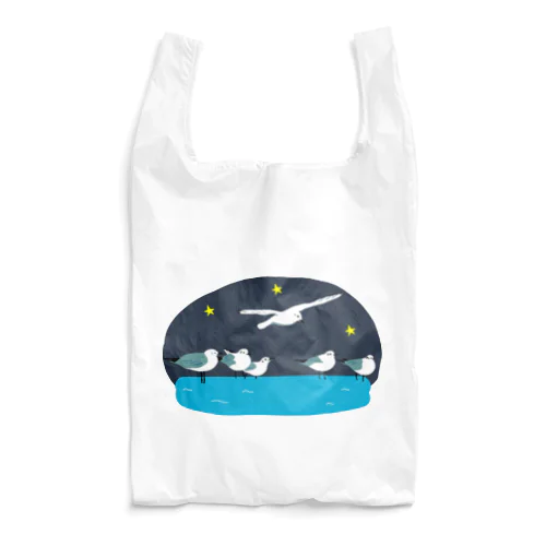 夜のユリカモメ　&昼ありも Reusable Bag