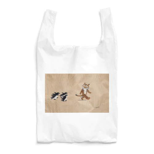 トラちゃんとペンギンたち Reusable Bag
