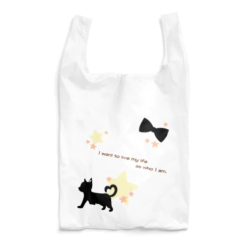 ハートにゃんこ Reusable Bag