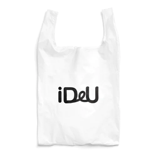 iDeU One-Point（テキスト黒） Reusable Bag