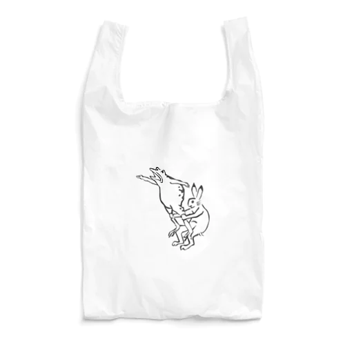 鳥獣戯画現代版　組体操 Reusable Bag