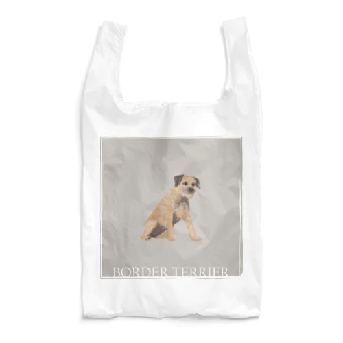My favirite terriers drom A to Z　~B~ BORDER TERRIER エコバッグ