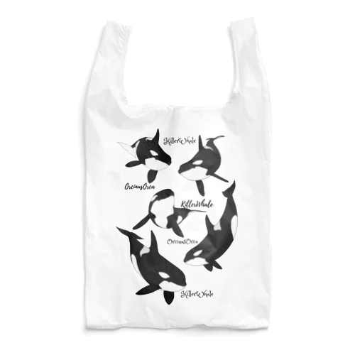 シャチ大集合！ Reusable Bag