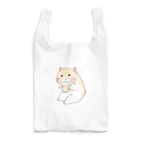 ビール好きなハムスター Reusable Bag