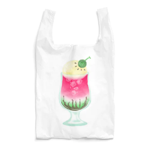 スイカのクリームソーダ Reusable Bag