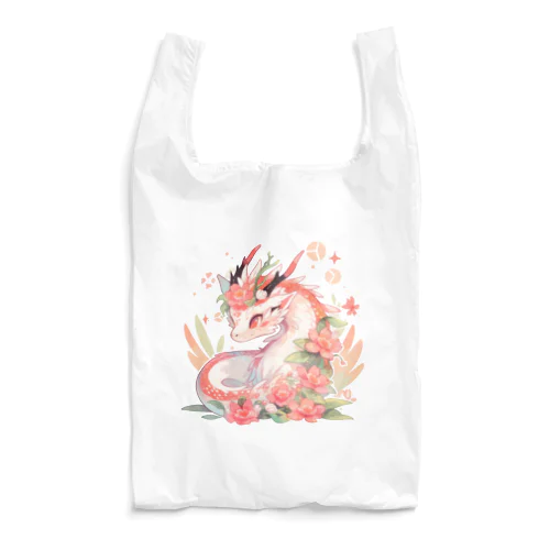 うっすらピンクの花龍さん Reusable Bag