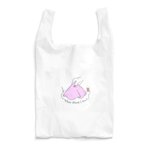 What should I sew?-Pink- Reusable Bag