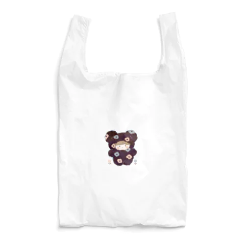 花がらのもこもこ Reusable Bag