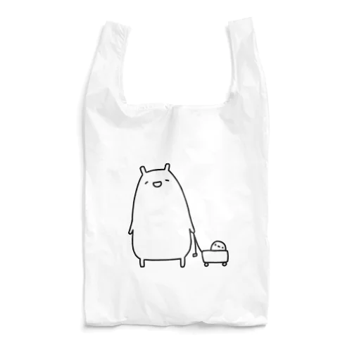 お散歩をするかわいいねこ Reusable Bag