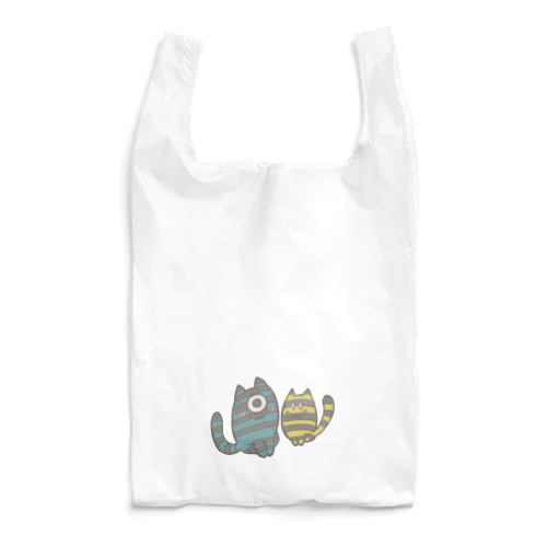 仲良しのしましまのねっこ  Reusable Bag