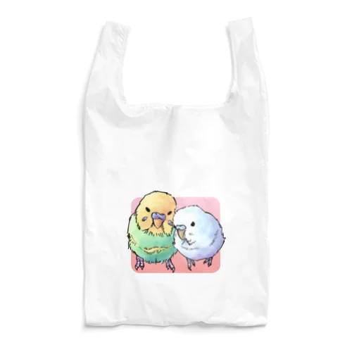 ひーちゃんとはく新イラストアイテム背景有 Reusable Bag