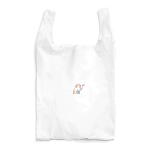 おかいものうさぎ　垂れ耳茶ぶち Reusable Bag