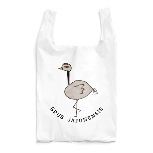 『Grus Japonensis』＝タンチョウヅル エコバッグ