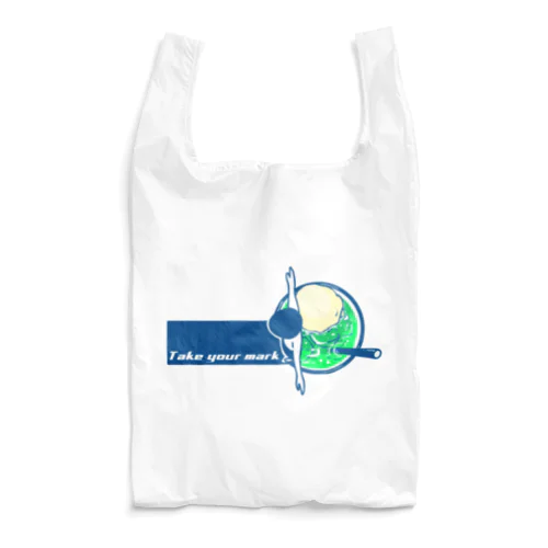 水泳、飛び込み、クリームソーダ！ Reusable Bag