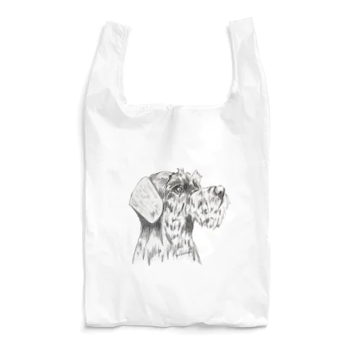 シュナウザー　テリアアート犬 Reusable Bag