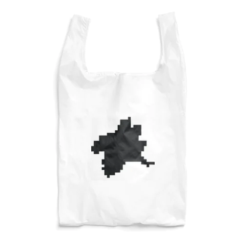 ドット絵ぐんま24 ブラック Reusable Bag