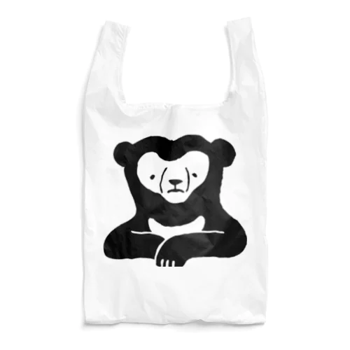 くまざわくん（ブラックライン） Reusable Bag