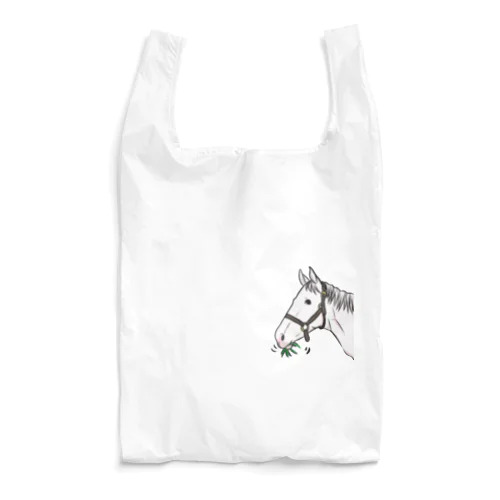 あし毛のモグモグ馬 Reusable Bag