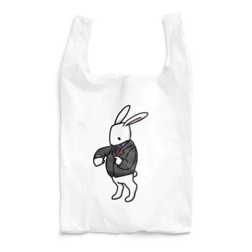 現代的時計ウサギ Reusable Bag
