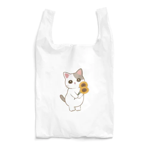 さわやか夏にゃんこ　向日葵 ver. Reusable Bag