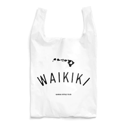 WAIKIKI　BLK LOGO エコバッグ