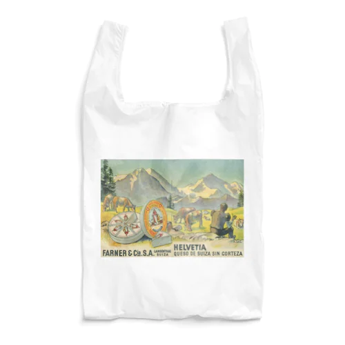 スペインで販売されたスイスチーズ 1950年代　リトグラフ Reusable Bag