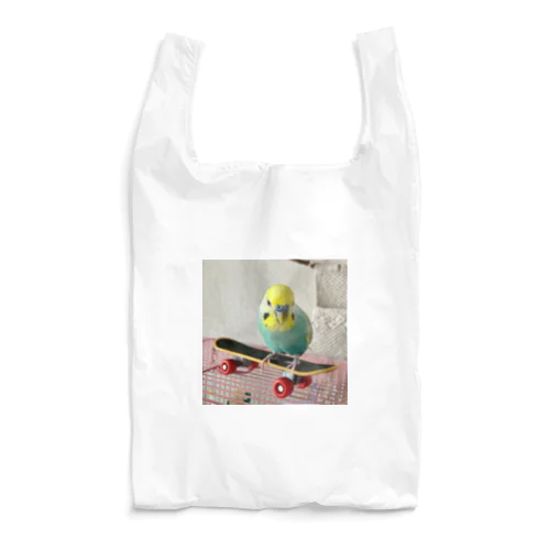 スケボーインコ Reusable Bag