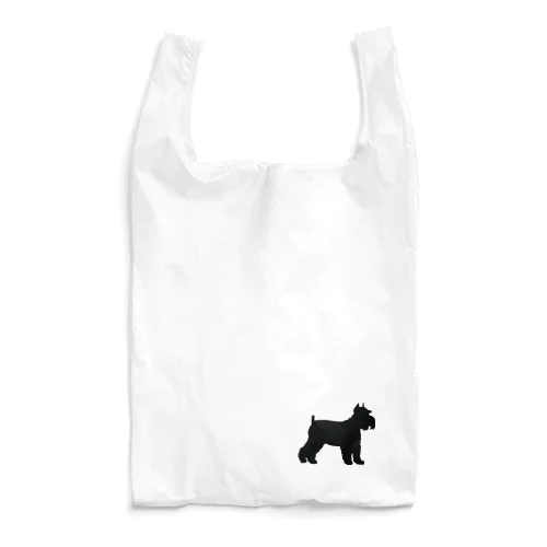 シュナウザーのシルエットシリーズ Reusable Bag