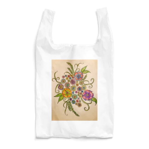 カラフルな花 Reusable Bag