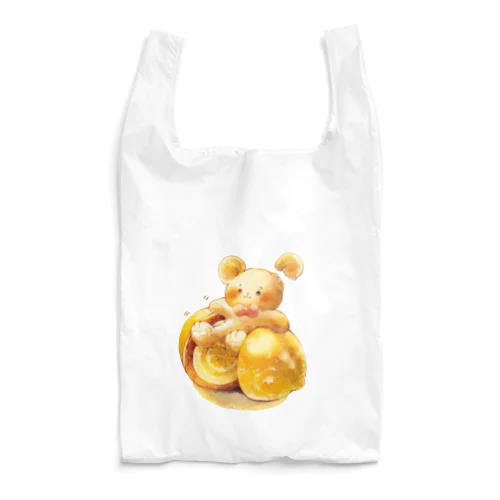 レモンと戯れるもげこ Reusable Bag