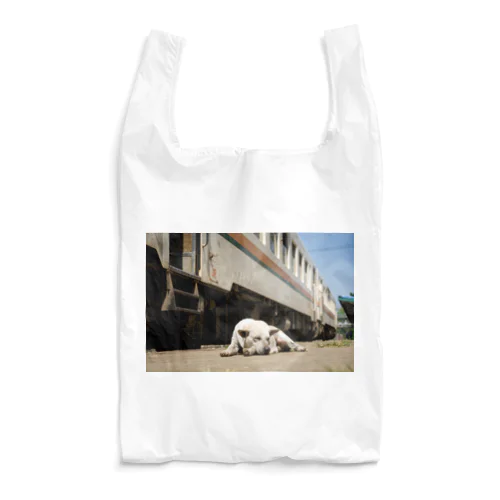 ミャンマーに渡った元JR東海キハ11系気動車の傍らで眠る野良犬 Reusable Bag