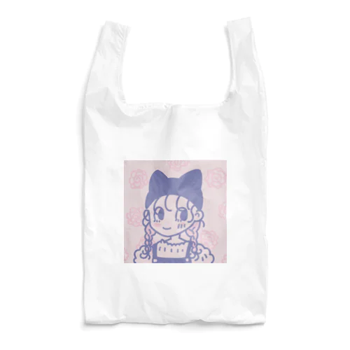猫耳帽子の女の子 Reusable Bag