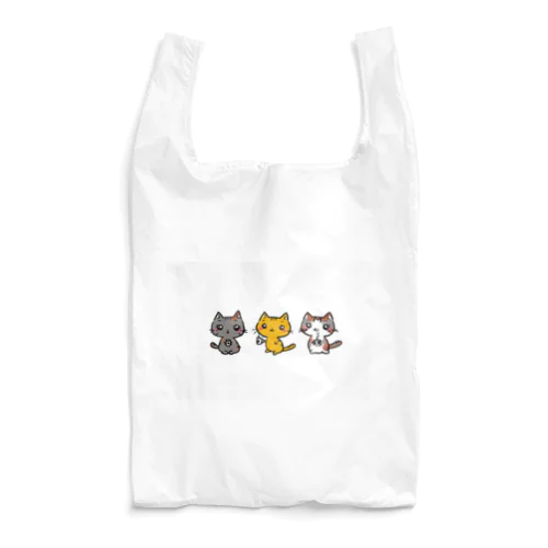 CREMAのスリーニャンズ Reusable Bag