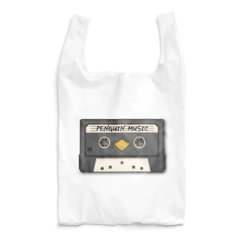 ペンギンのカセットテープ Reusable Bag