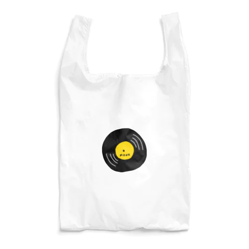 ゆるてがきレコード黄 Reusable Bag