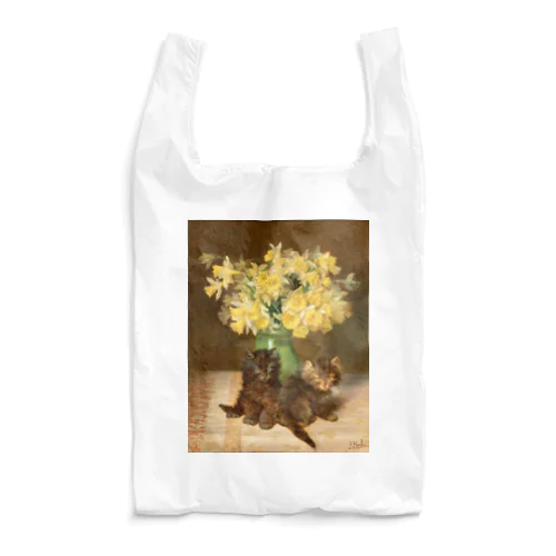 ダニエル・メルリン《花瓶の前にいる2匹の子猫》 Reusable Bag