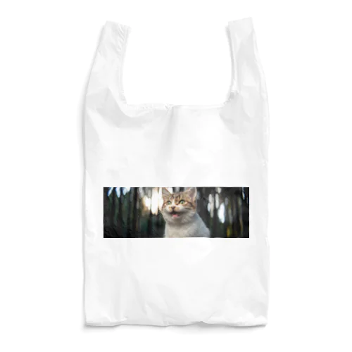 森の中で子猫がニャーン♪ Reusable Bag