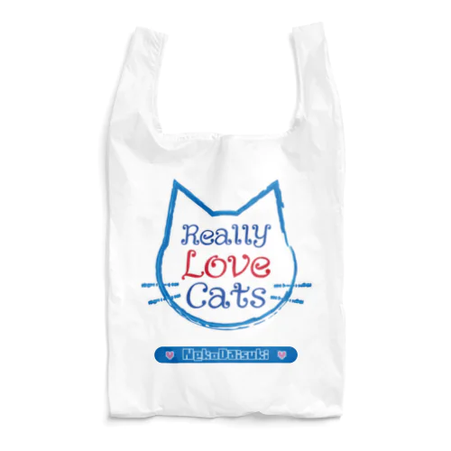 ねこ大好き　ReallyLoveCats Reusable Bag