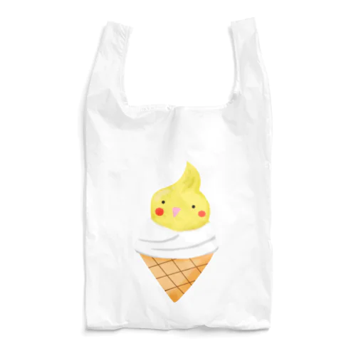 ルチノーオカメインコのソフトクリーム Reusable Bag