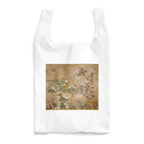 日本画：尾形光琳_秋草図 右隻 Reusable Bag