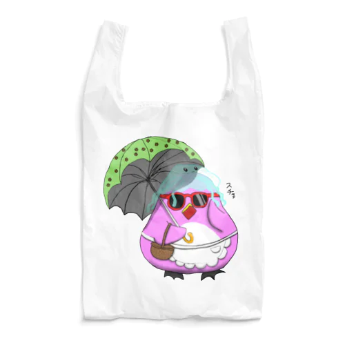 ペンギン母ちゃん 夏のおでかけ Reusable Bag