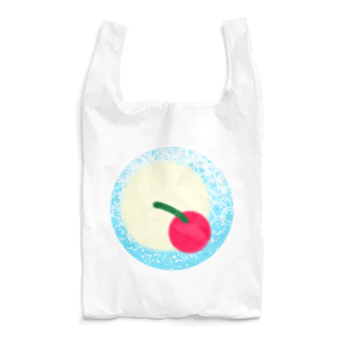 クリームソーダ《ブルーハワイ》上から見てみます Reusable Bag