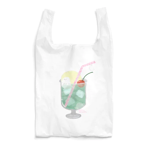 おばけとクリームソーダ Reusable Bag