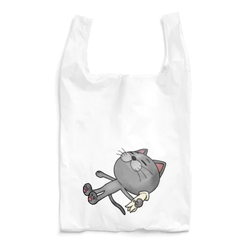 お昼寝イカスミ Reusable Bag