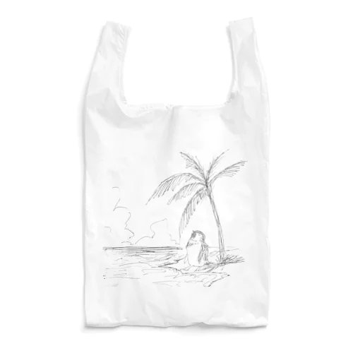 夏のペンギン　サマーバケーション Reusable Bag