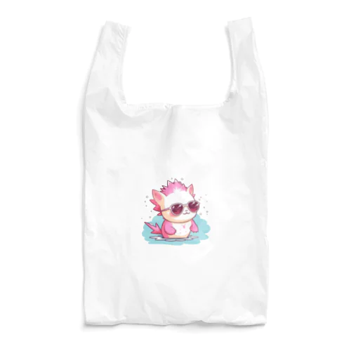 サングラスをかけているウーパールーパー Reusable Bag